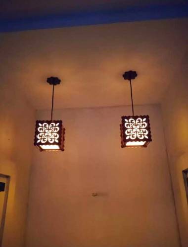 Lamp hanging beautiful home decore 