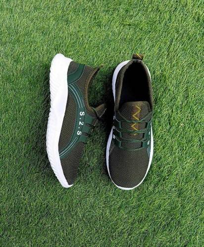 jaf spot men sports casual sneakers -JF022 Green