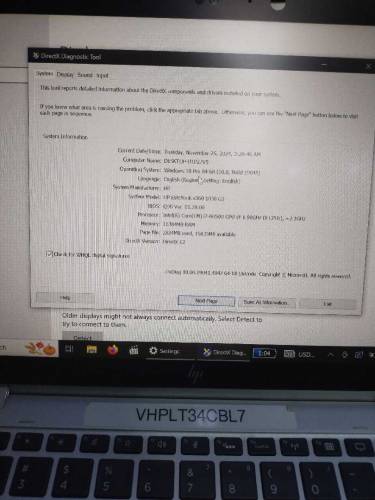 HP 1030 Model i7 8th Gen