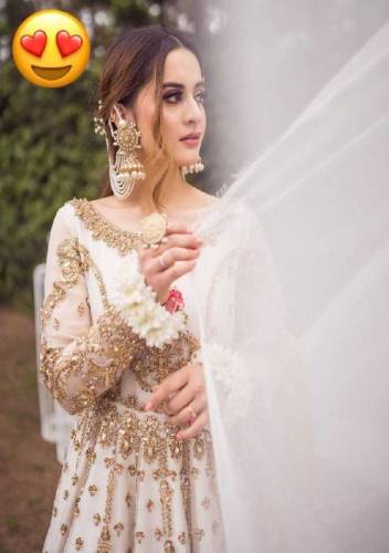embroidery net frock