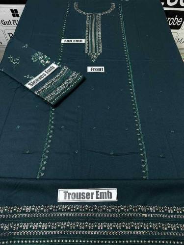•  Fabric: Dhanak•  Pattern: Embroidered•  Shirt Front Pattern: Embroi