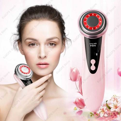 5 In 1 Multifunctional Facial Skin Care Massager Electric Warm Cleansi