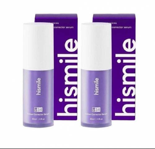 Teeth Whitening V34 Colour Corrector Serum - 30ml Purple Toothpaste 
