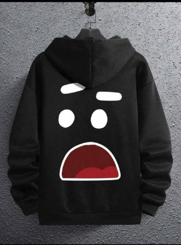  1 Pc Men's Fleece Printed Hoodie for men