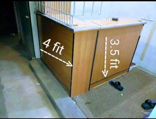 wood counter 