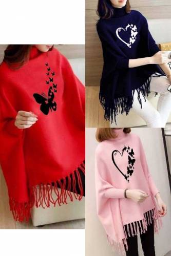cap shwal for women / poncho for girls / winter collection for womens 