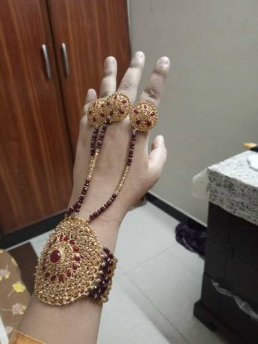 gold plated jewellery set