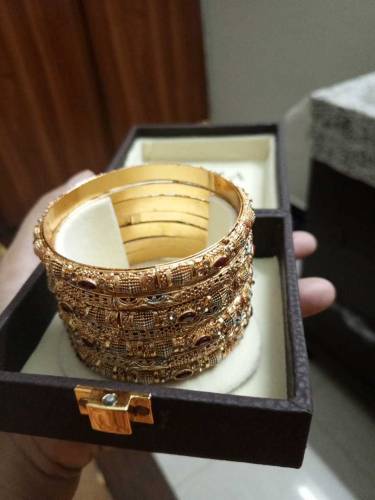 gold plated jewellery set