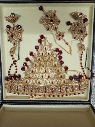 gold plated jewellery set