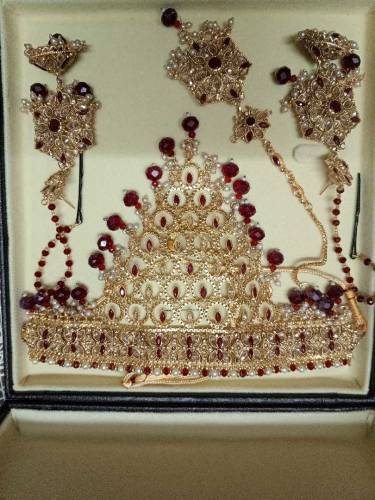 gold plated jewellery set