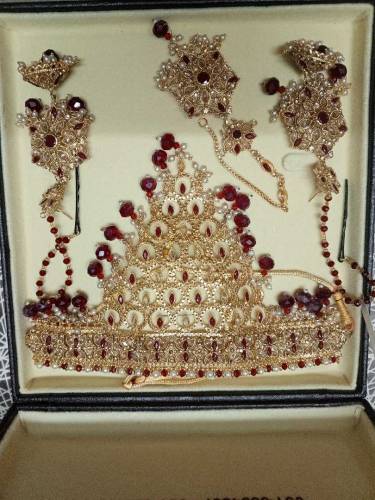 gold plated jewellery set