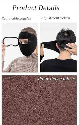 pack Of 2) Combo Deal Windproof Anti Dust Full Face Masks (1pair) Knee