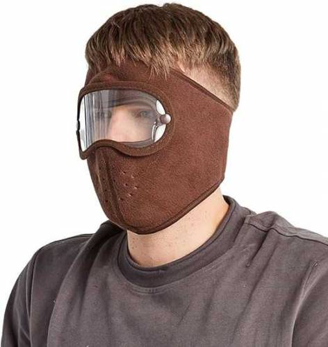 pack Of 2) Combo Deal Windproof Anti Dust Full Face Masks (1pair) Knee