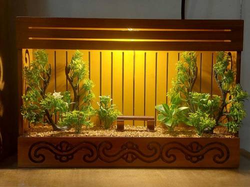 wooden lamp