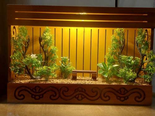 wooden lamp