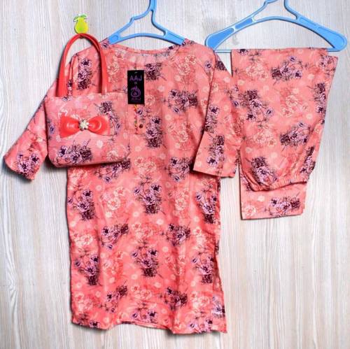 SALE SALE 🤩2piece kurti with bag 🤪Free home delivery