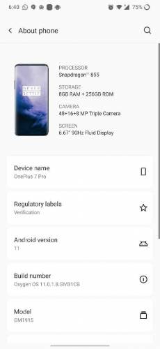 i sele OnePlus 7 pro mobile phone .. condition 10%80