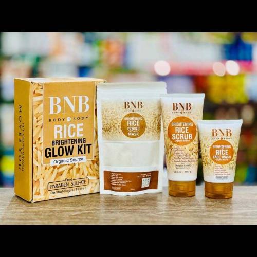 BNB Body & Body Rice Brightening Glow Kit in Organic 
