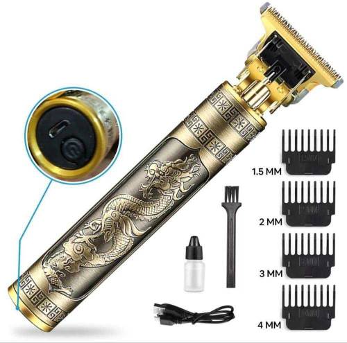Men's golden ABs alloy hair trimmer