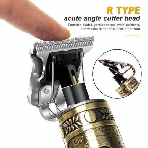 Men's golden ABs alloy hair trimmer