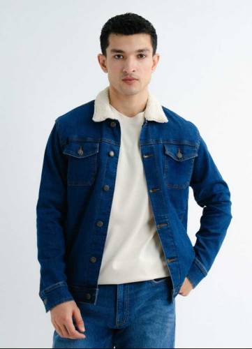 Denim fur jackets