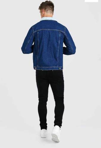 Denim fur jackets