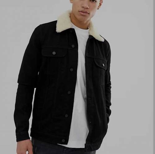 Denim fur jackets