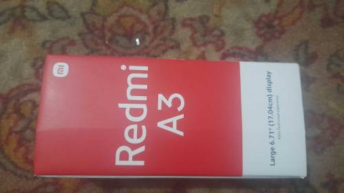 redmi mobile phone pack box black colur