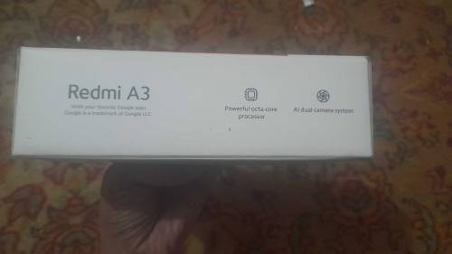 redmi mobile phone pack box black colur