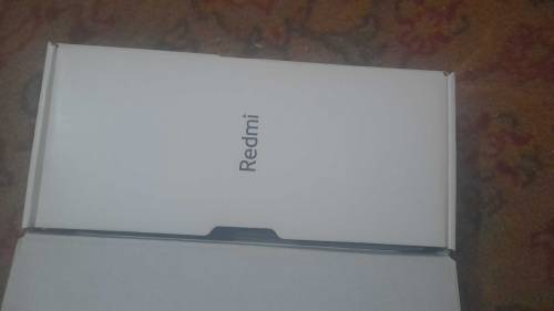 redmi mobile phone pack box black colur