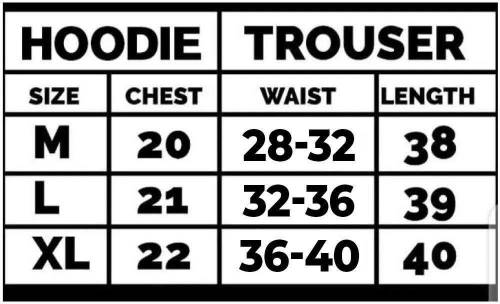  Men's Printed Fleece Hoodie Track Suit - 2 Pcs Set, Over Think