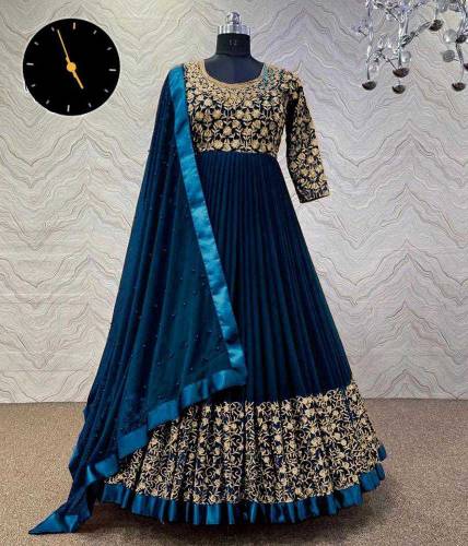 3pcs women stitched shamoz silk maxi 