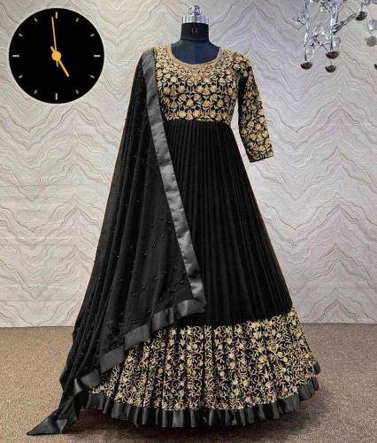 3pcs women stitched shamoz silk maxi 