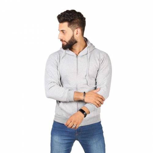 Men's Full Zipper Fleece Hoodie 