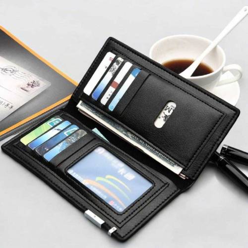 Stylish Men Synthetic Leather Wallet 
