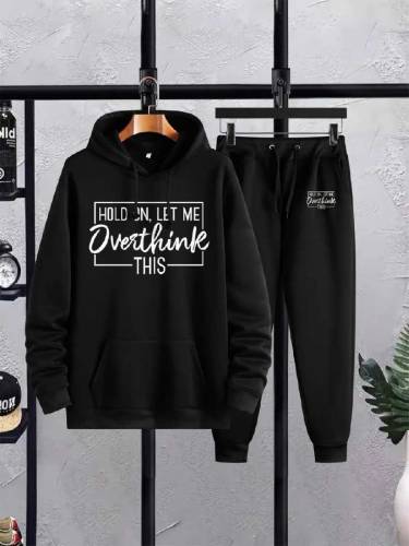 Black Printed Hoodie