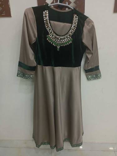 silk frock party wear 