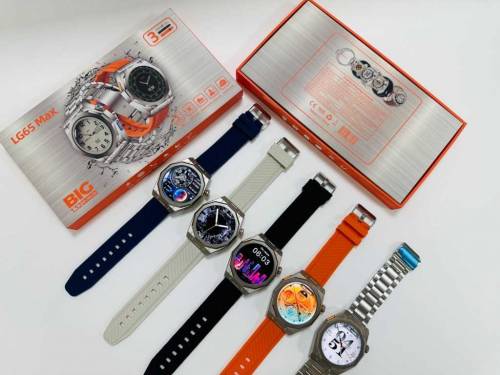 Lg65 Max Round Smart Watch Master Copy Water Proof