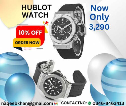 Men's Hublot High Quality Fancy Watch. Contact No: 0346-8463413