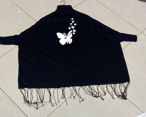Printed Poncho For Girls 