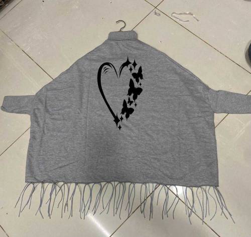 Printed Poncho For Girls 