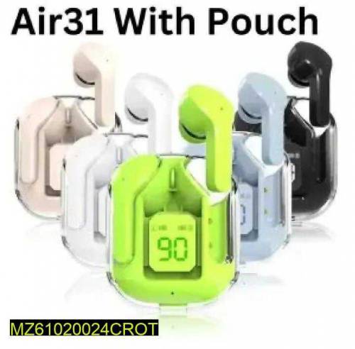 air 31 wireless transparent earbuds