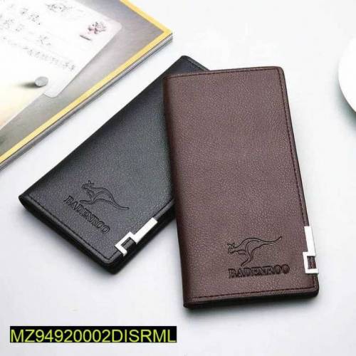 long leather wallet