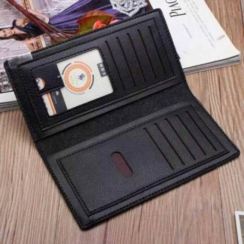 long leather wallet