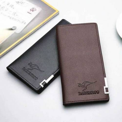 long leather wallet