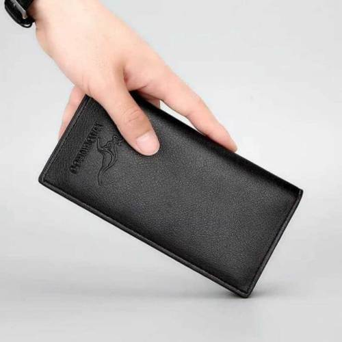 long leather wallet