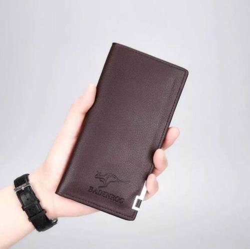 long leather wallet