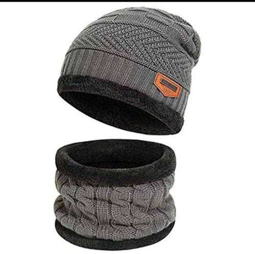 2 PC's Wool beaine And Neck warmer 