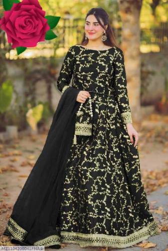 3 pieces shamoz silk embroidery maxi