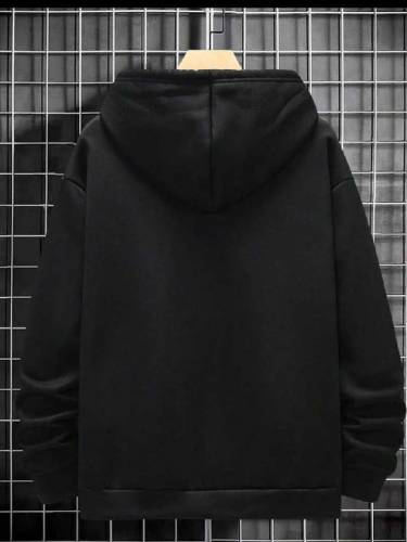 1 Pc Men's Fleece Plain Hoodie
